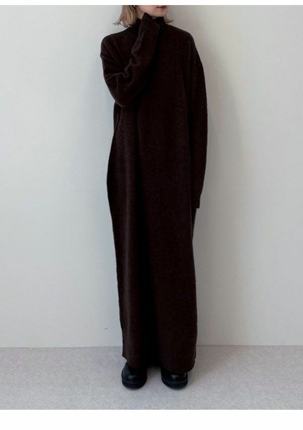 即納】 アンヌーク anuke 2025FallWinter ワンピース Cocoon Knit
