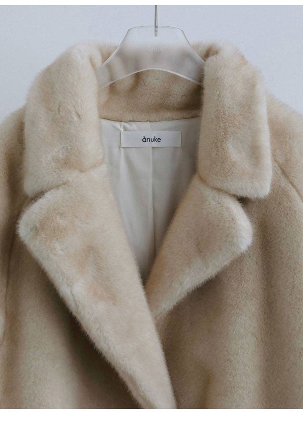 アンヌーク anuke 2026winter アウター Eco Minkfur Jacket 11月下旬