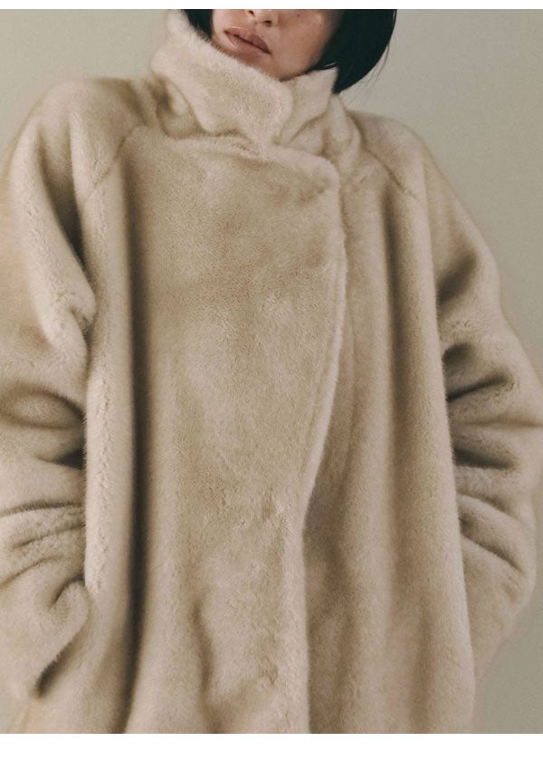 【naturalさま専用】美品 anuke エコミンクファージャケット 38 アンヌーク anuke 2026winter アウター Eco Minkfur Jacket 11月下旬