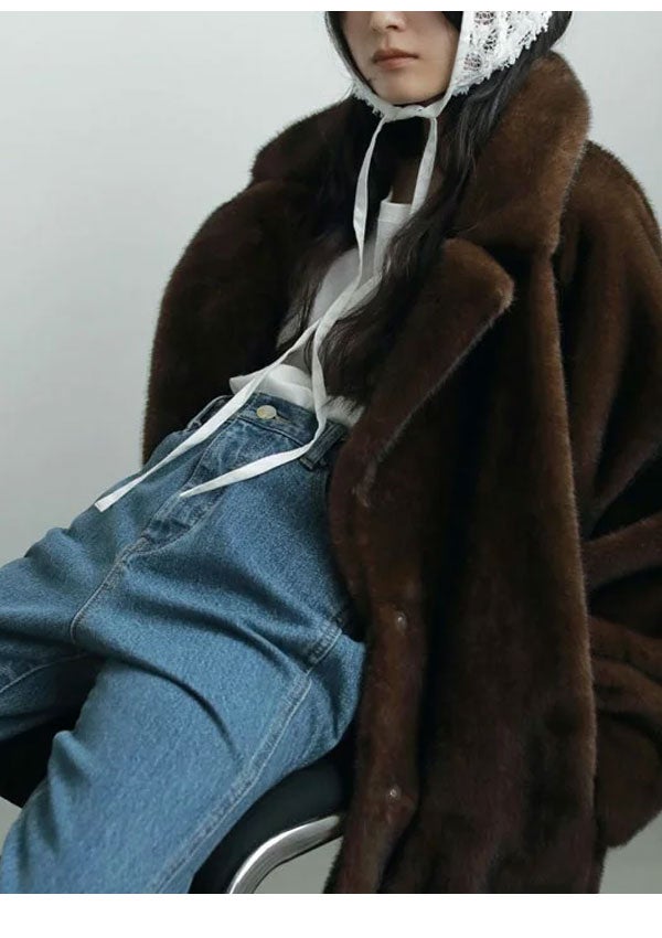 アンヌーク anuke 2026winter アウター Eco Minkfur Jacket 11月下旬