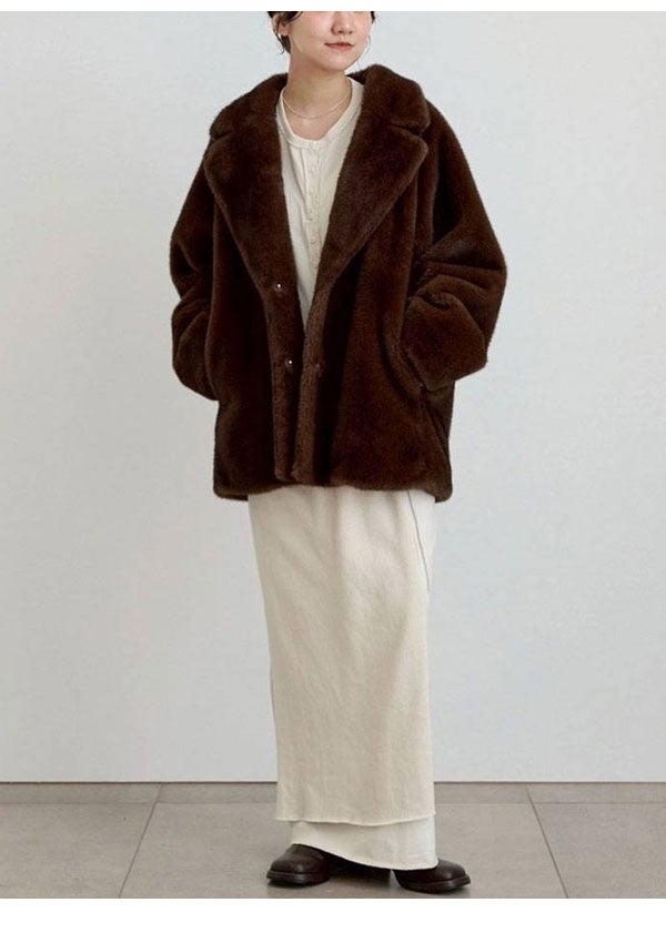 アンヌーク anuke 2026winter アウター Eco Minkfur Jacket 11月下旬