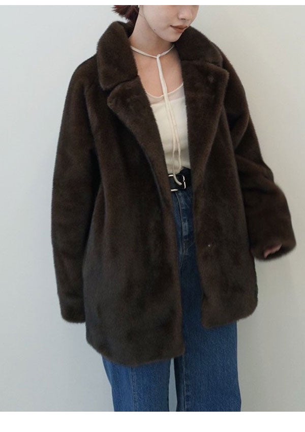アンヌーク anuke 2026winter アウター Eco Minkfur Jacket 11月下旬