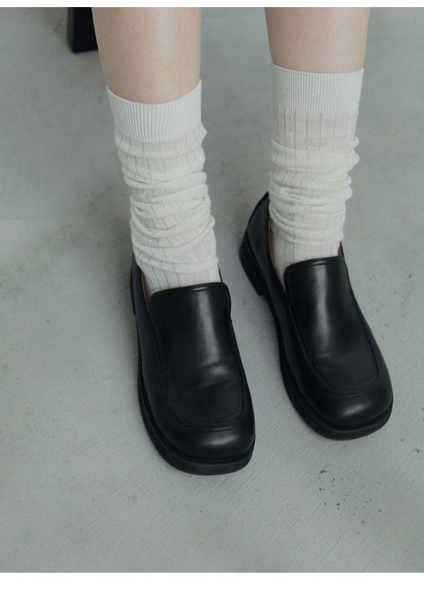 予約販売】アンヌーク anuke 2026winter 靴 Ecoleather Loafers 11月