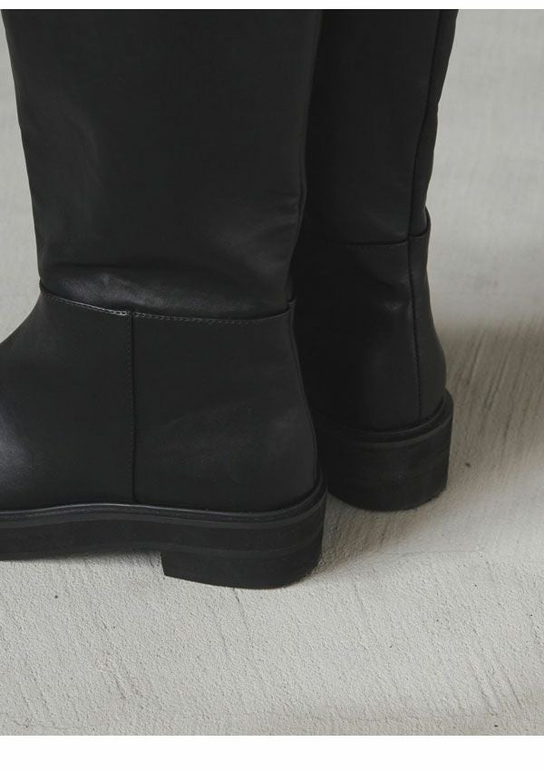 anuke Ecoleather Long Boots 38 アンヌーク anuke（アンヌーク） Ecoleather Long Boots 予約商品 : RAPTURE