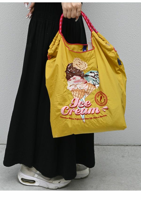 インフラットデコ未使用ビニールトートバック②入手困難 きみどりユニ 