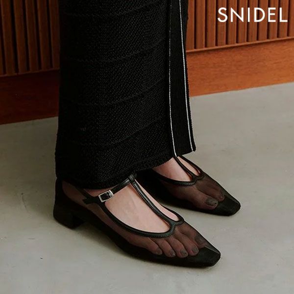 SALE50%OFF】【即納】 スナイデル SNIDEL シューズ 25秋冬 リボン