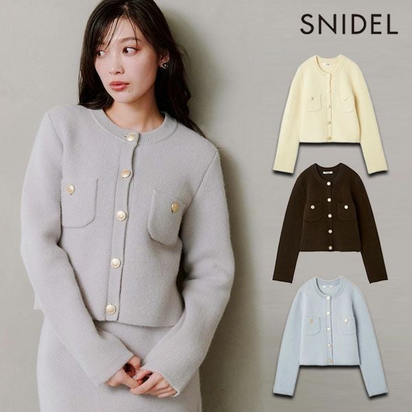 SALE50%OFF】【即納】 スナイデル SNIDEL アウター フォックスニット