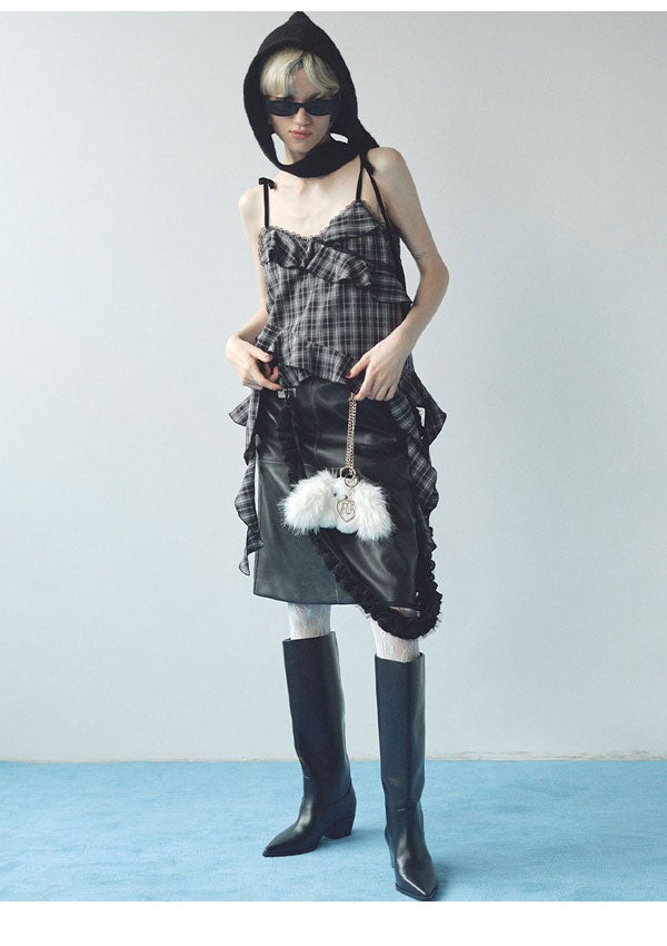 SALE20%OFF】ファーファー FURFUR トップス 25秋冬 フリルキャミ