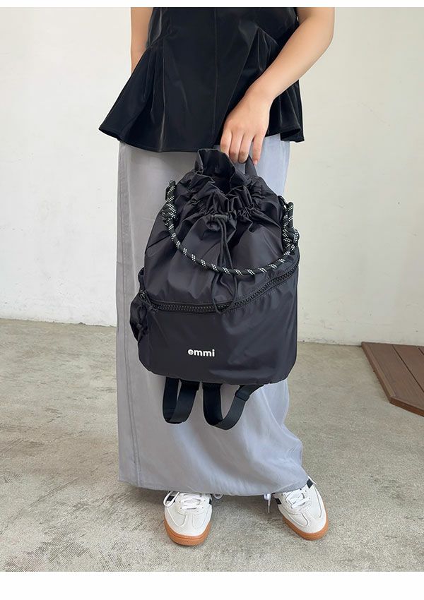 即納】エミ emmi バッグ 25秋冬 eco 撥水 emmiロゴマルチバックパック