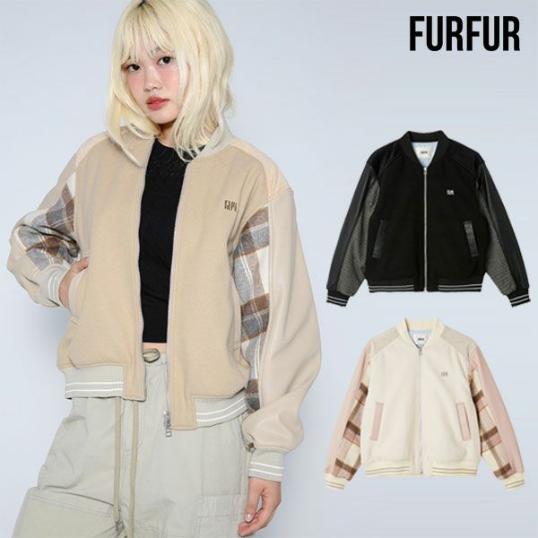 FURFUR レースアップサテンブルゾン FURFUR｜レースアップサテンブルゾン | Rakuten Fashion(楽天