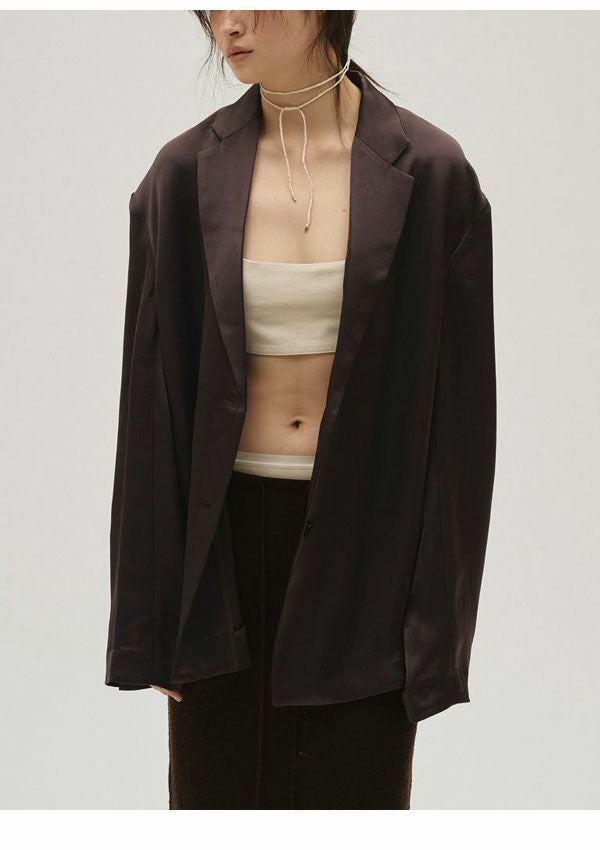 TODAYFUL サテンオーバージャケット 36 即納】トゥデイフル TODAYFUL 2026springsummer アウター Satin Over