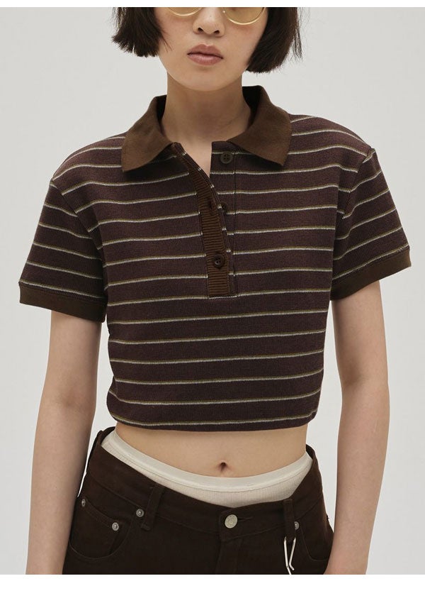 即納】トゥデイフル TODAYFUL 2026springsummer トップス Border Polo