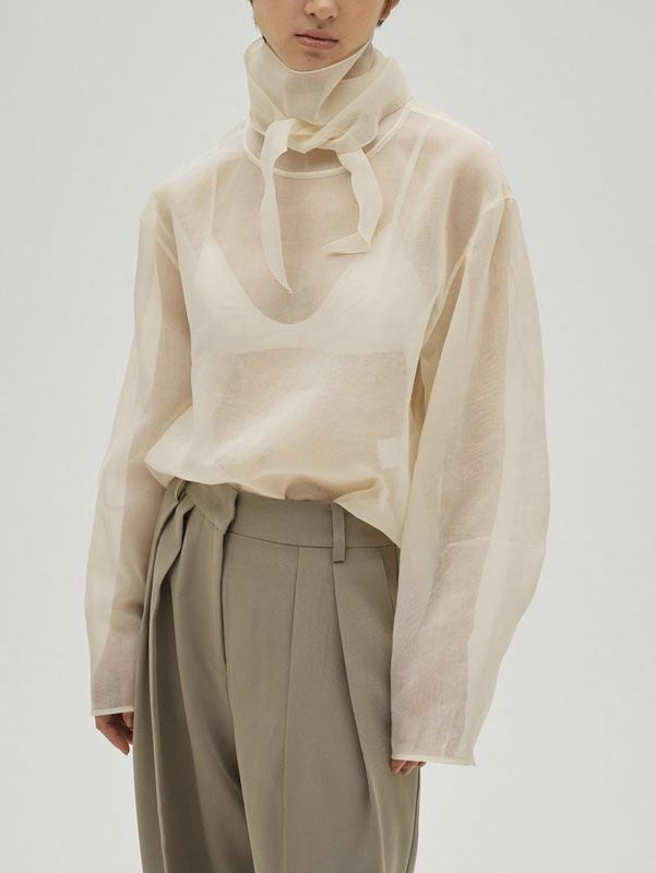 即納】トゥデイフル TODAYFUL 2026springsummer トップス Sheer Tie 
