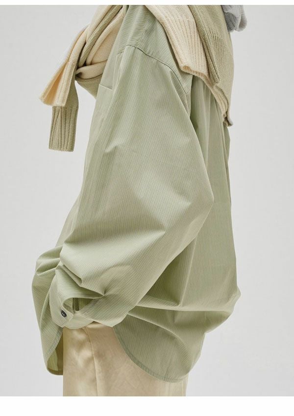 todayful Stripe Pocket Shirts グリーン 即納】トゥデイフル TODAYFUL 2026springsummer トップス Stripe