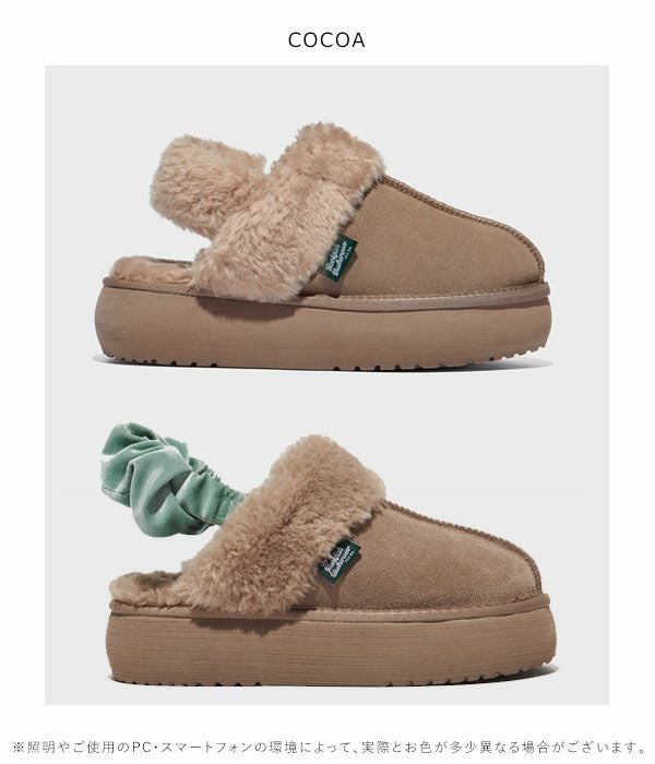 ロックフィッシュウェザーウェアーROCKFISHWeatherwear靴CLOUDYFLATFORMFURSLINGBACK9月中旬～10月中旬予約ムートンサボ厚底ギフトrf1shbd3fs003