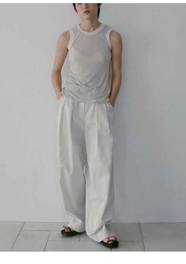 即納】アンヌーク anuke 2026springsummer ボトムス Twill Loose Pants