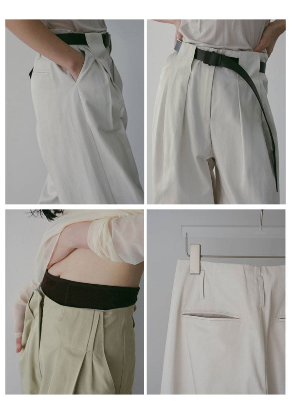 即納】アンヌーク anuke 2026springsummer ボトムス Twill Loose Pants