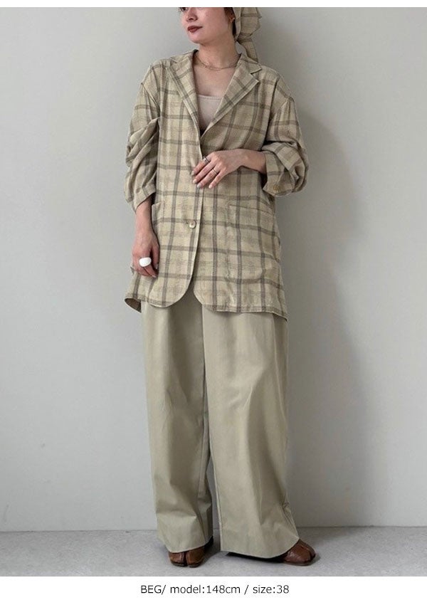 アンヌーク anuke 2026springsummer ボトムス Twill Loose Pants 6月