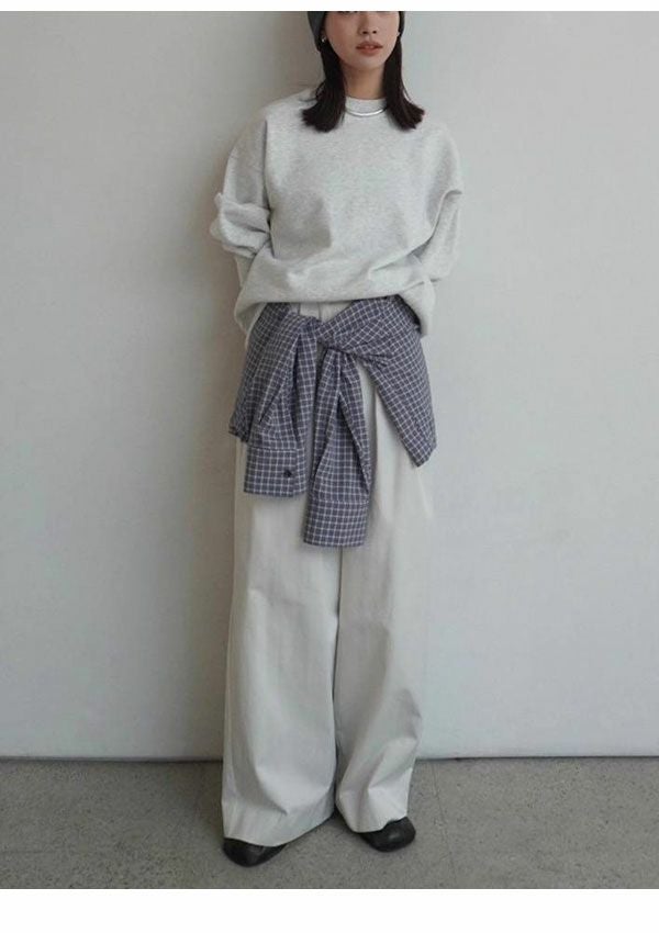 アンヌーク anuke 2026springsummer ボトムス Twill Loose Pants 6月