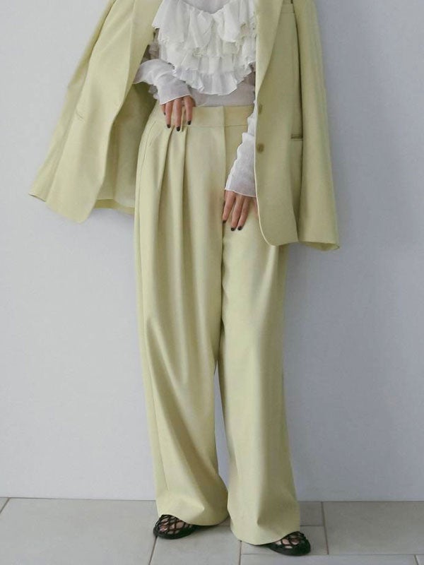 即納】 アンヌーク anuke 2026springsummer ボトムス Doubletuck Wide
