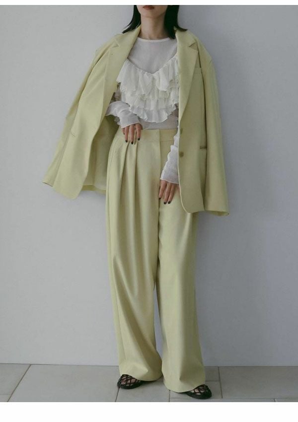 即納】 アンヌーク anuke 2026springsummer ボトムス Doubletuck Wide