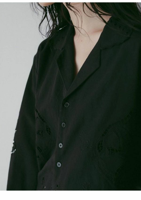 アンヌーク anuke 2026Prefall トップス Cutwork Opencollar Shirts 9