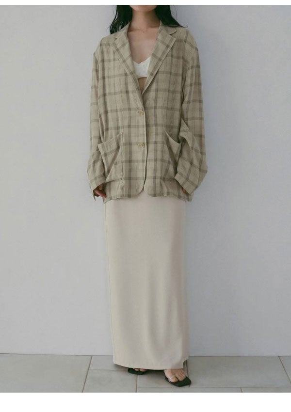 即納】 アンヌーク anuke 2026springsummer アウター Check Over