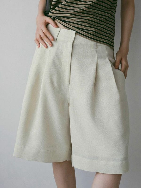 アンヌーク anuke 2026springsummer ボトムス Tuck Half Pants 4月上旬