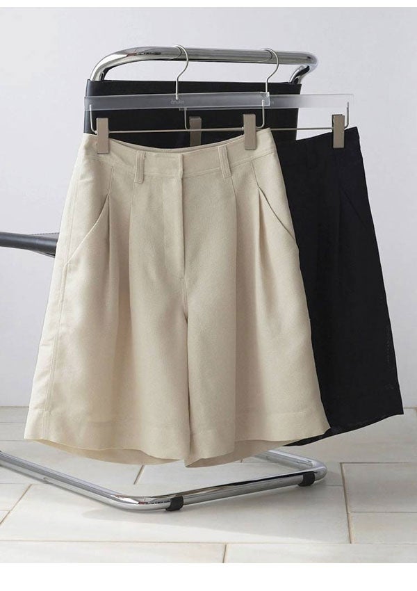 即納】 アンヌーク anuke 2026springsummer ボトムス Tuck Half Pants