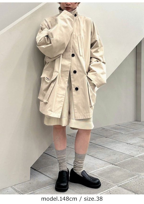 即納】 アンヌーク anuke 2026springsummer ボトムス Tuck Half Pants