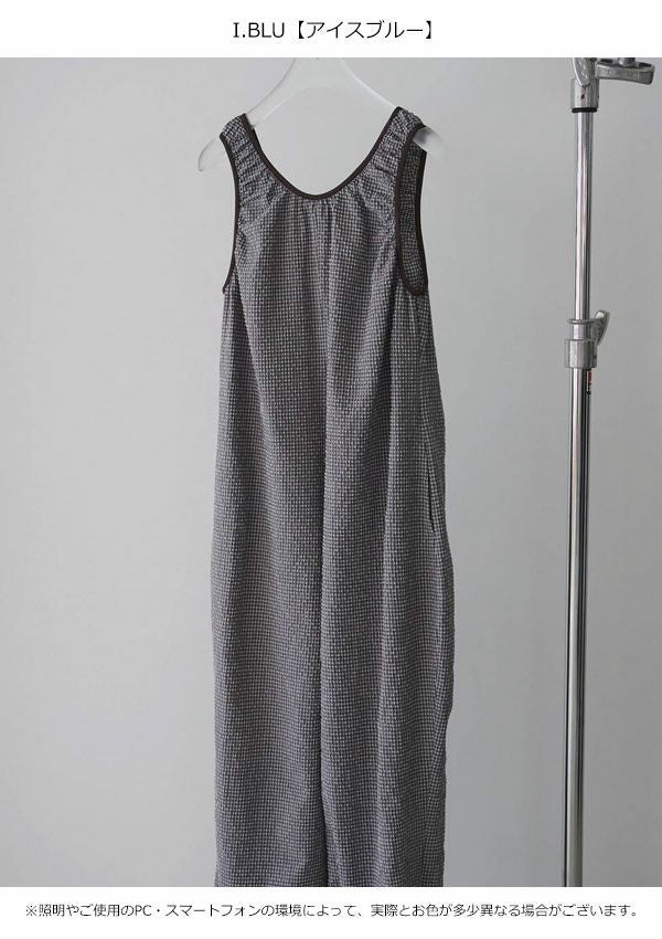 アンヌーク anuke 2026SpringSummer オールインワン Uneck Check