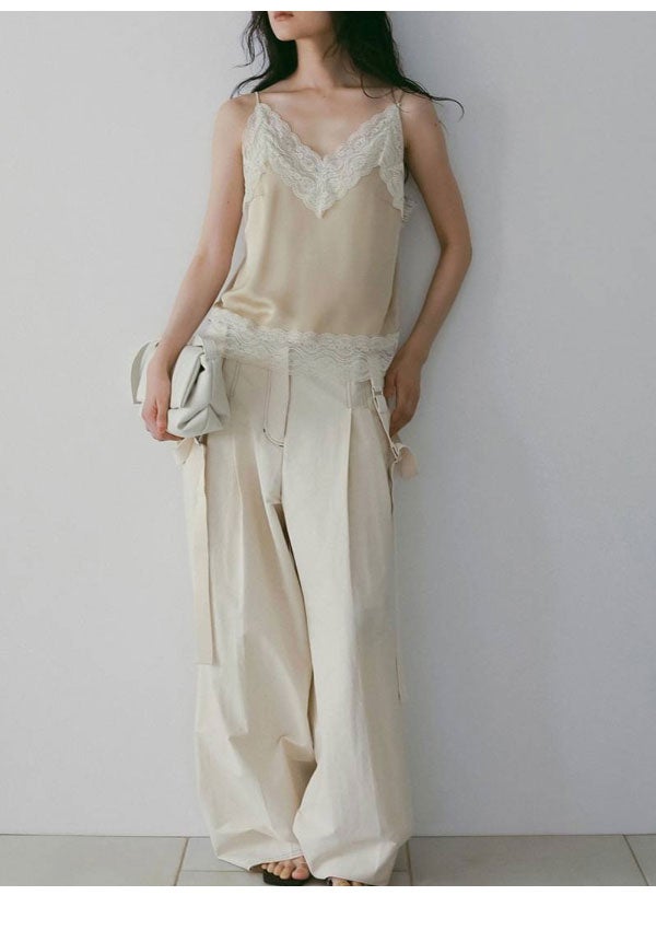 即納】アンヌーク anuke 2026SpringSummer トップス Satin Lace