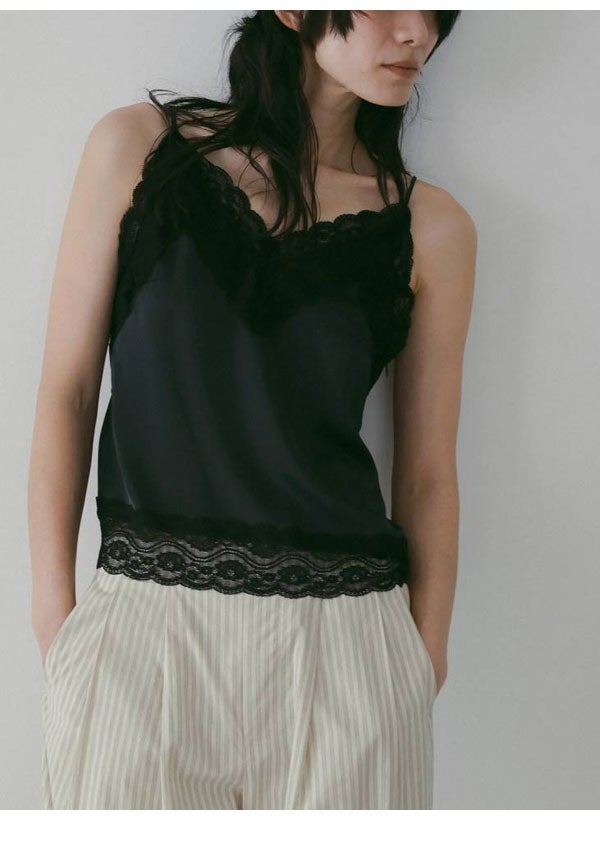 即納】アンヌーク anuke 2026SpringSummer トップス Satin Lace