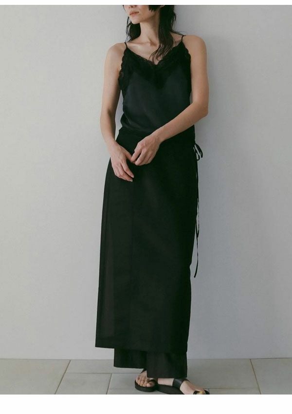 アンヌーク anuke 2026SpringSummer トップス Satin Lace Camisole 一