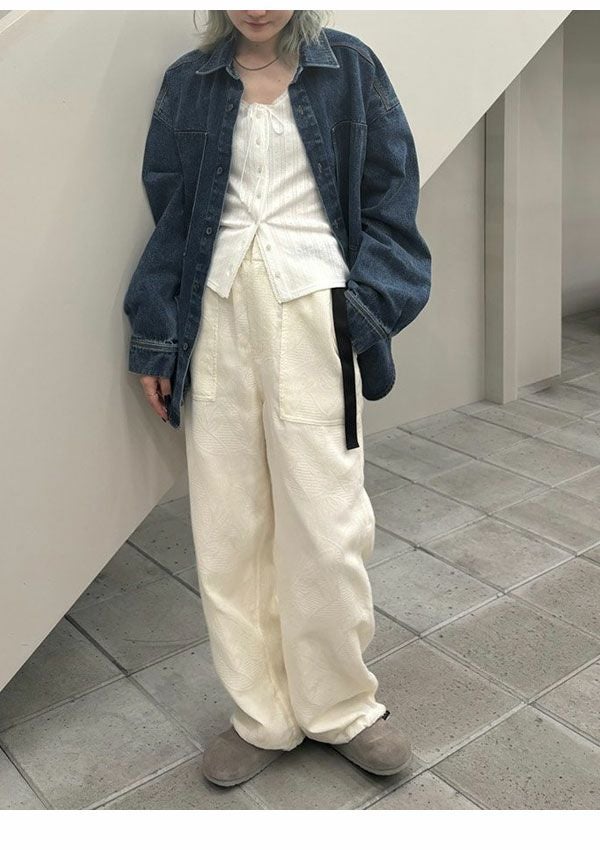 即納】 アンヌーク anuke 2026SpringSummer ボトムス Jacquard