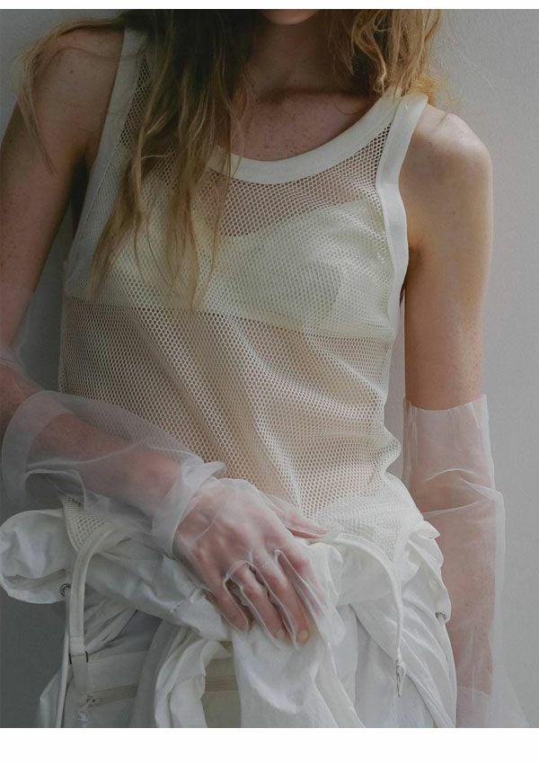 即納】 アンヌーク anuke 2026SpringSummer トップス Vintage Mesh