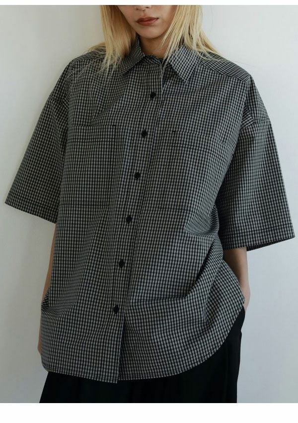 即納】 アンヌーク anuke 2026SpringSummer トップス Check Over