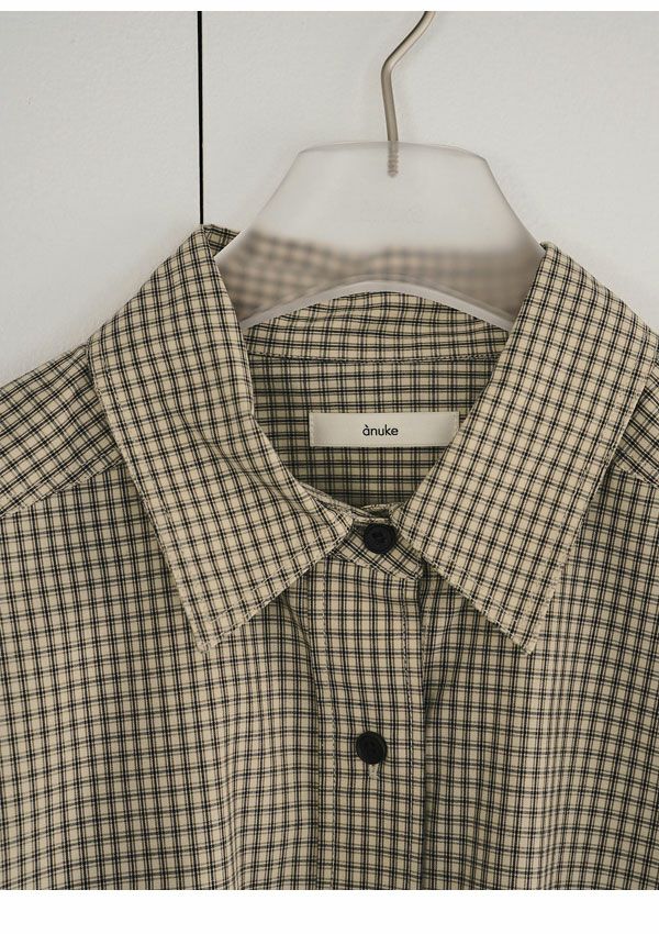 即納】 アンヌーク anuke 2026SpringSummer トップス Check Over