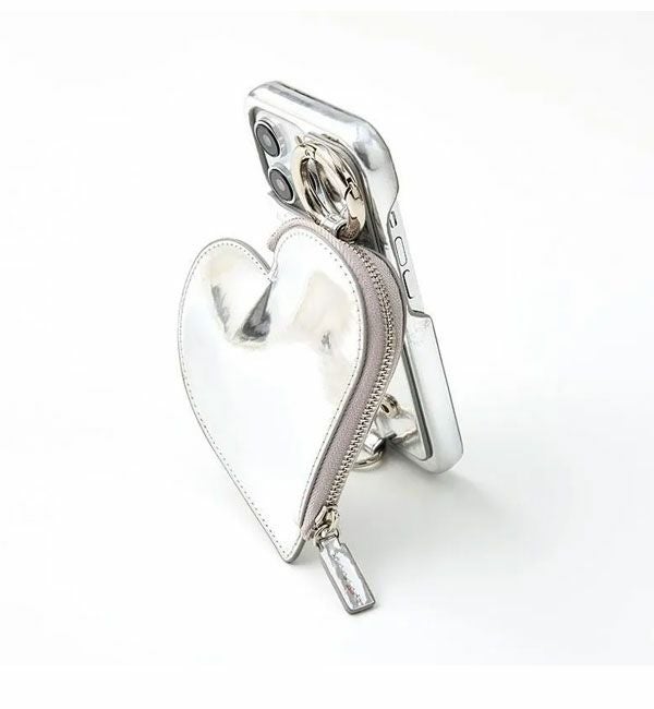 即納】【iPhone対応】 エジュー ajew glow heart pocket case iPhone16