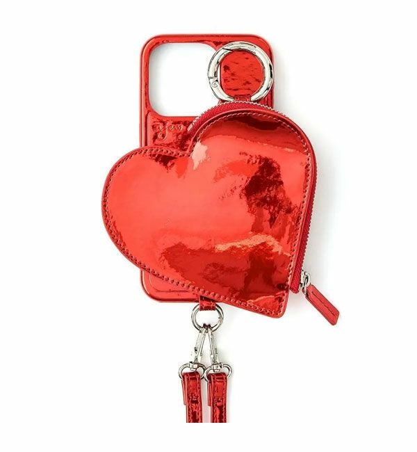 即納】【iPhone対応】 エジュー ajew glow heart pocket case iPhone16