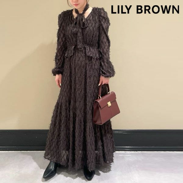 SALE40%OFF】【即納】 リリー ブラウン LILY BROWN ワンピース 24秋冬