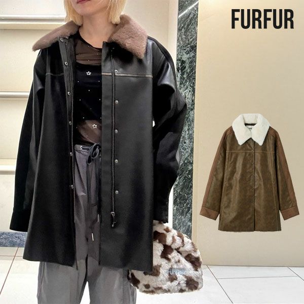FURFUR レースアップサテンブルゾン FURFUR｜レースアップサテンブルゾン | Rakuten Fashion(楽天