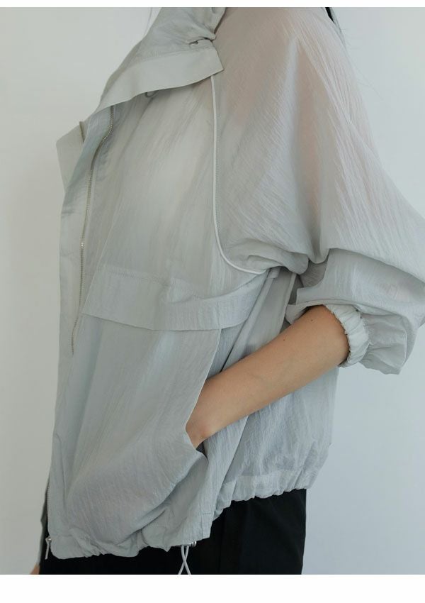 ジャケット・アウター anuke / Nylon Light Blouson I/BLU 36 アンヌーク anuke 2026springsummer アウターNylon Light Blouson 5月