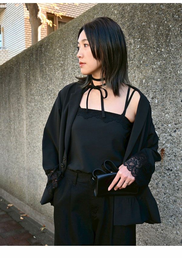 SALE50%OFF】【即納】 ウィルフリー WILLFULLY トップス lace basic 