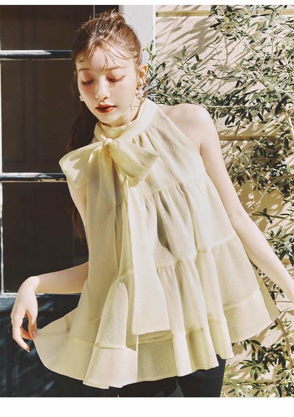リリー ブラウン LILY BROWN トップス 26春夏 アメスリティアード 
