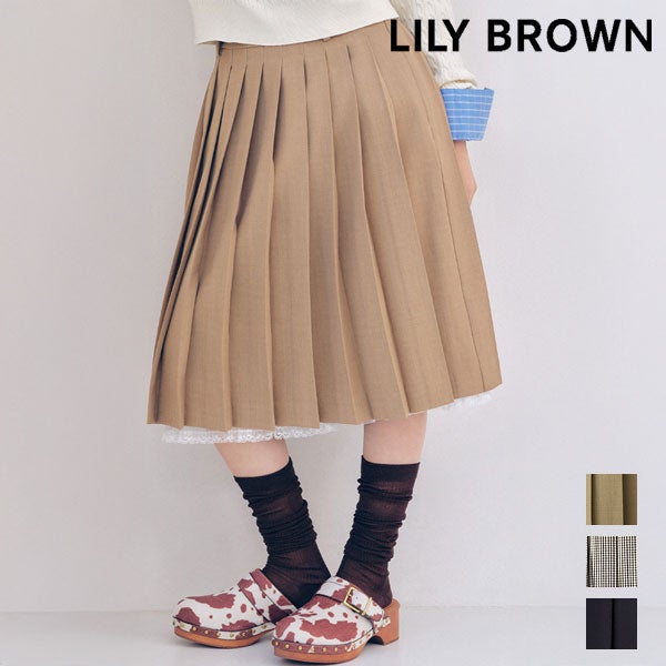 新作10%OFF】 リリー ブラウン LILY BROWN ボトムス 26春夏 ベルト付き