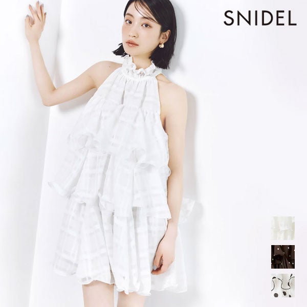 新作10%OFF】【即納】 スナイデル SNIDEL ワンピース 26春夏 ヘム