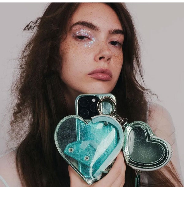 即納】【iPhone対応】 エジュー ajew PVC heart planet pocket case