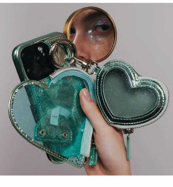 即納】【iPhone対応】 エジュー ajew PVC heart planet pocket case