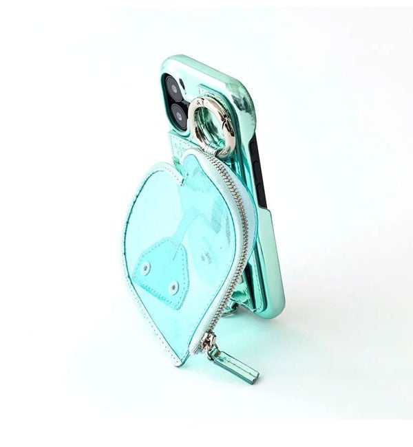 即納】【iPhone対応】 エジュー ajew PVC heart planet pocket case